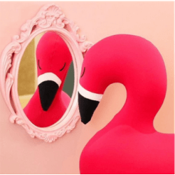 Flamingo Pink le flamant rose - Coussin Déco