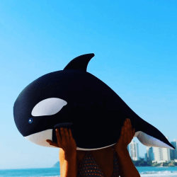 Charlotte la baleine - Coussin Déco