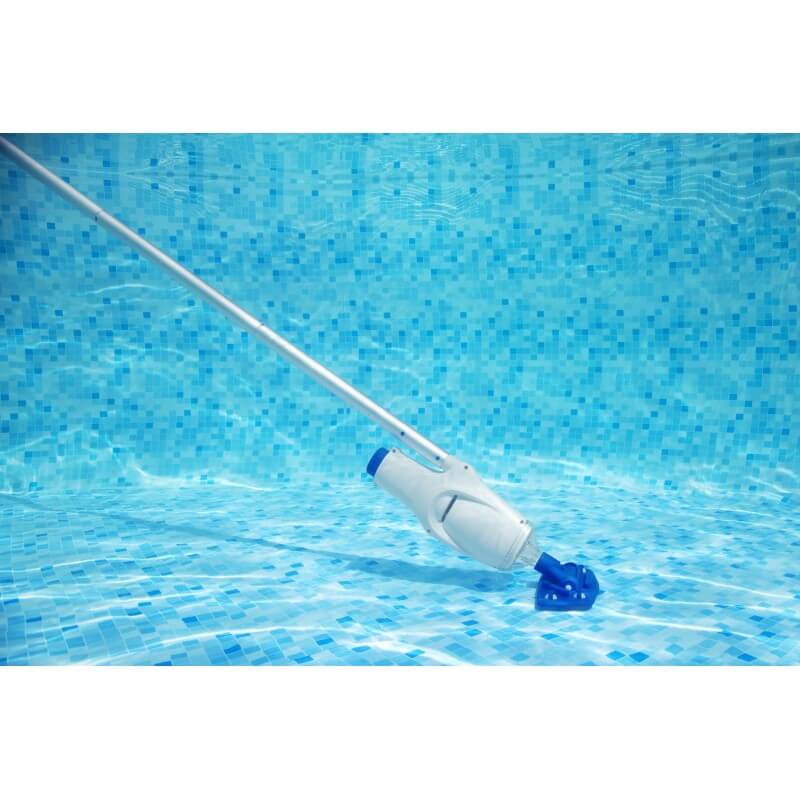 Aspirateur balai Flowclear™ Aquareach sans fil rechargeable pour piscines hors sol, enterrées et spas gonflables COULEUR