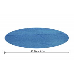 Bâche solaire diamètre 462 cm pour piscine hors sol ronde diamètre 457 à 488 cm COULEUR GARDEN,Bâche solaire diamètre 462