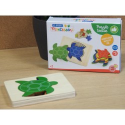 Puzzle tortue - Jeux Montessori