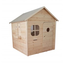 Cabane enfant - Maison en bois XL TAGOMAGO brute