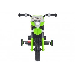 Moto-cross électrique verte