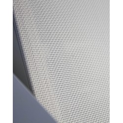 Bain de soleil multi-positions IBIZA en aluminium et textilène - BLANC
