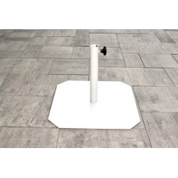 Pied de parasol FIT (diam. 45 mm) en acier laqué - BLANC