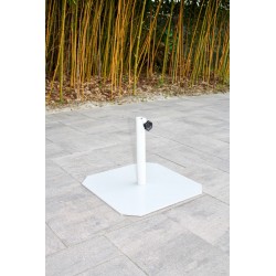 Pied de parasol FIT (diam. 45 mm) en acier laqué - BLANC