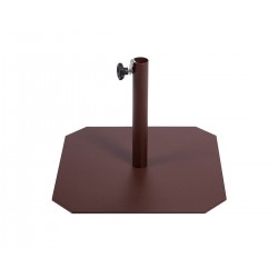 Pied de parasol FIT (diam. 45 mm) en acier laqué - MARRON