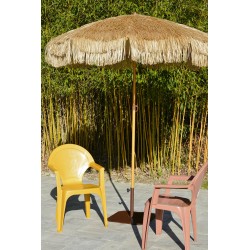 Pied de parasol FIT (diam. 45 mm) en acier laqué - MARRON