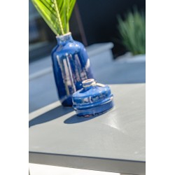 Salon bas de jardin IBIZA 5 places en aluminium - GRIS ANTHRACITE