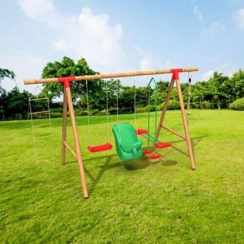 Balançoires et portiques en bois pour enfants, le SPORTIQUE un concept unique et exclusif